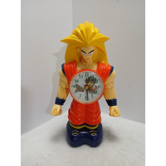 ​Dragon Ball Z Super Saiyan 3 Goku  Alarm Clock  DBZ Toy 90s 00s Retro Rare Htf - Picture 1 of 11